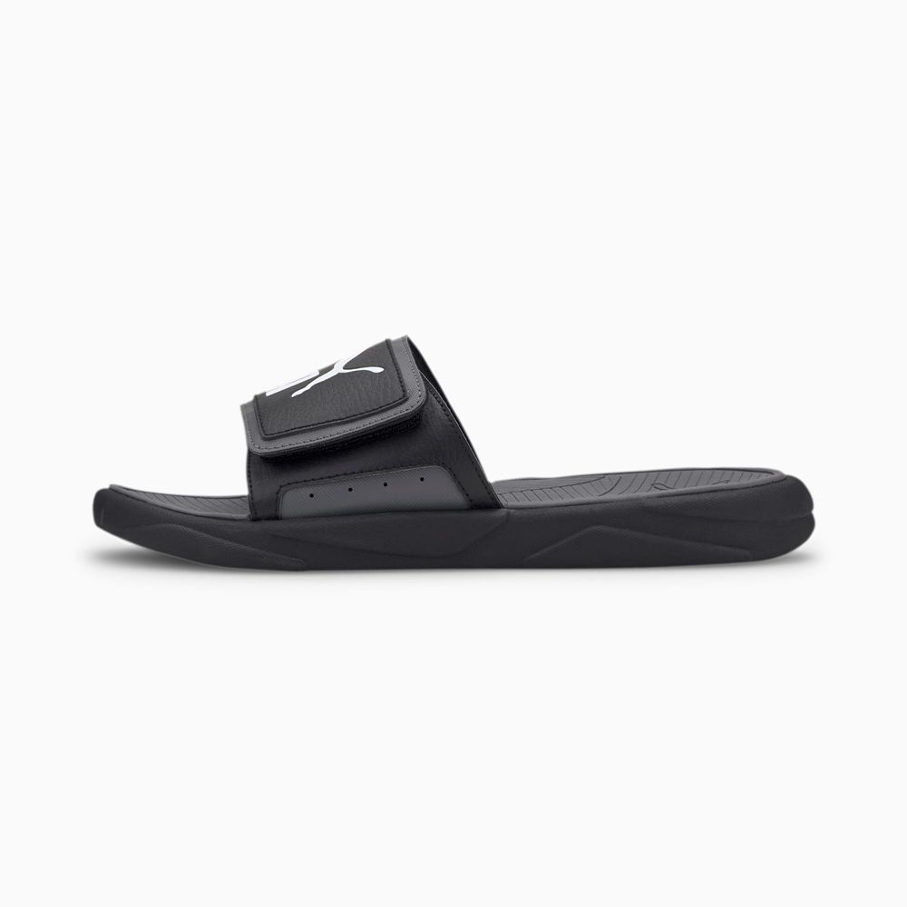 Puma Royalcat Comfort Férfi Papucs - Fekete ( Hungary - UHLOP7945 )